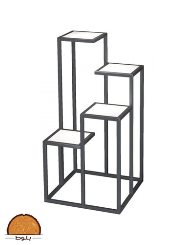 ستاند نباتات وديكور ثلاث مستويات بتصميم مودرن