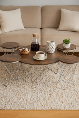 طقم طاولات خدمة