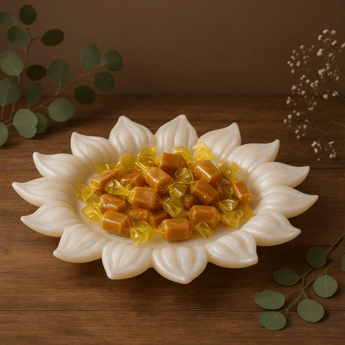 صحن تقديم بشكل صدفي عصري