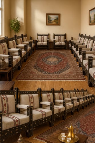 تفصيل كنب وجلسات حسب الطلب بالمتر