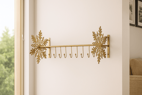 حامل ملابس جداري نجمة