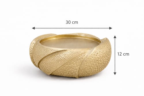 صحن تقديم ذهبي فاخر