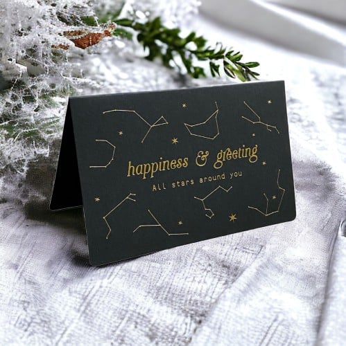 بطاقة كرت كرافت ورقي تنطوي ( 3 كروت )