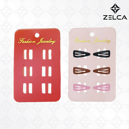 كرت عرض بكلات وشباصات بلاستيك (50حبة)