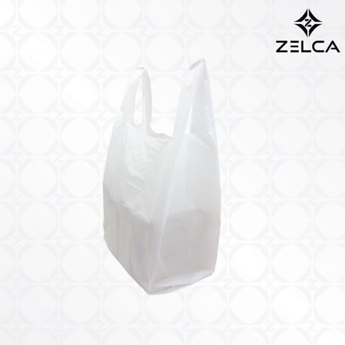 اكياس تسوق ابيض لامع سميك غير شفاف ( 1 كيلو )