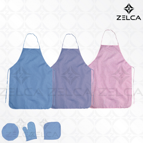 طقم مريول مطبخ مجموعة 4 قطع