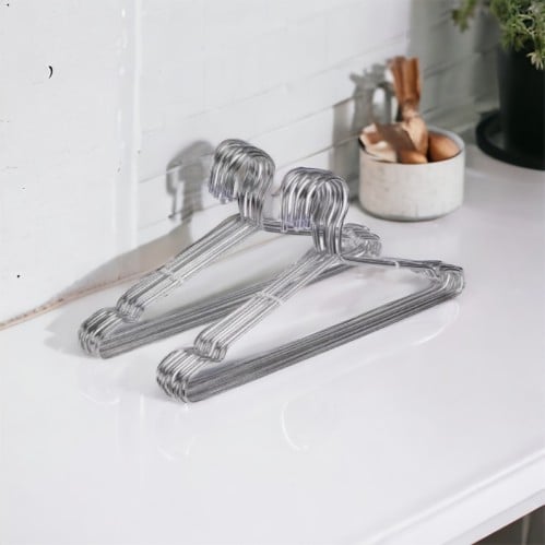 علاقة - علاقات ملابس ستانلس ستيل ( 12 حبة )