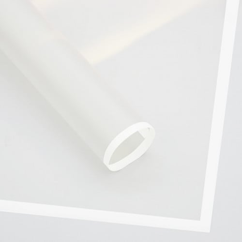 ورق تغليف الهدايا بلاستيك ابيض ثلجي شفاف ( 10 اورا...