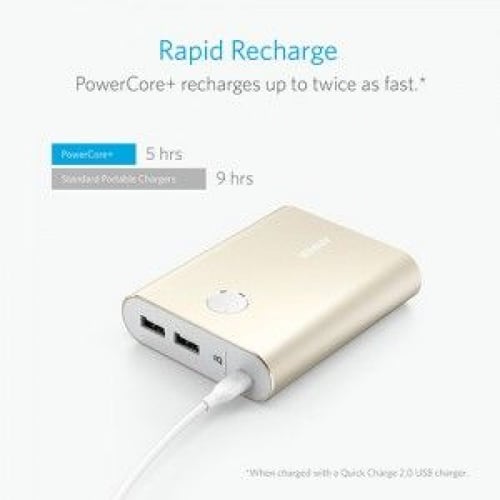 شاحن متنقل أنكر باور كور بلس 13400 مخرجين بتقنية I...