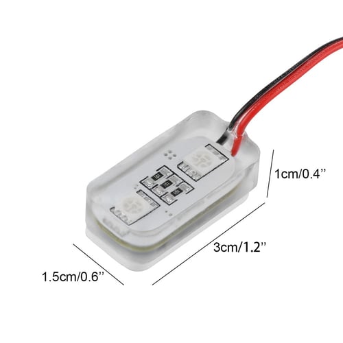 شريحتين اضاءة RGB-LED ملونة للسيارة