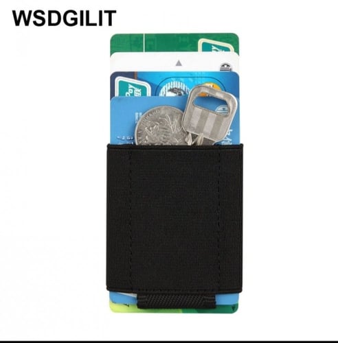 محفظة بطايق صغيرة بشريط سحب