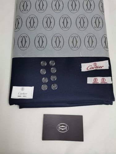 قماش كارتير صيفي لون كحلي 3005