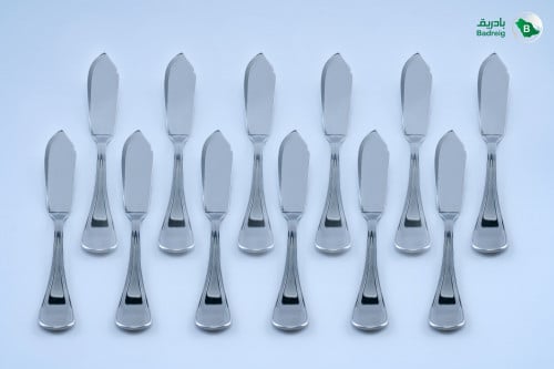 سكينة سمك سادة استانلس ستيل مصري 12 حبة