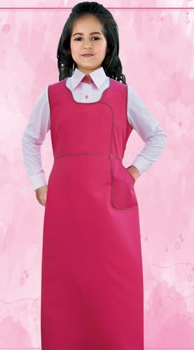 مريول ابتدائي قطعتين موديل 12 غامق