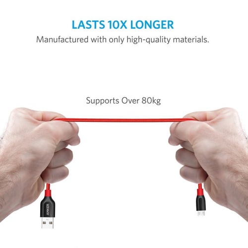 كيبل جلاكسي مايكرو أنكر قماش بطول 30 سم