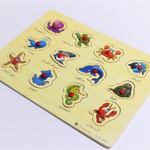 وسيلة تعليمية | تركيبة الحيوانات البحرية بالعربية