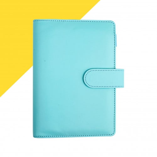 غلاف جلد سماوي - بدون ورق - A5