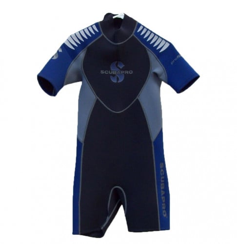 بدلة سكوبابرو رجالي قصير أزرق 2.5مم