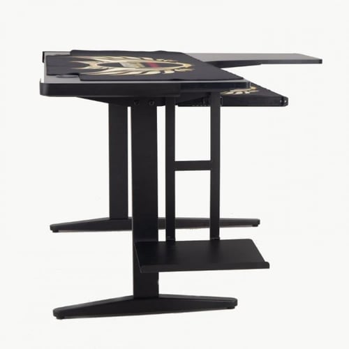 طاولة قيمنق زاوية لون اسود ماوس ذهبي