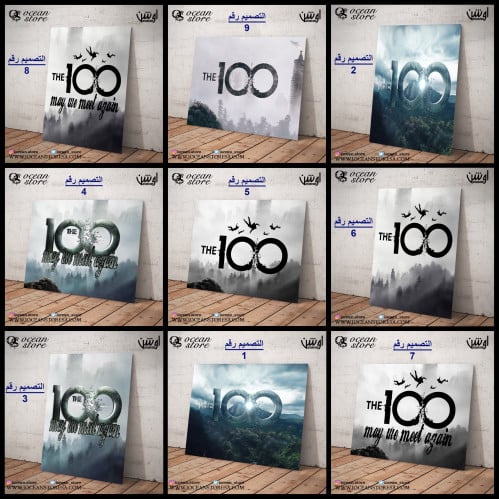لوحة / بوستر معدني - THE 100