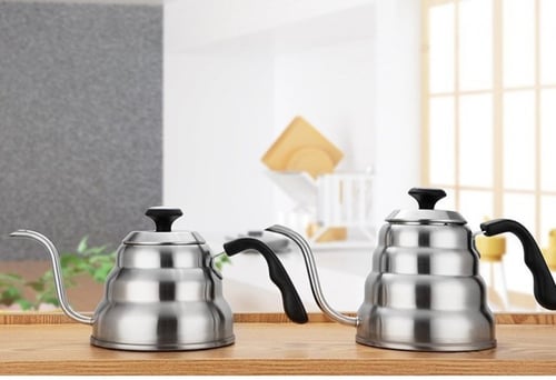 إبريق ترشيح ستيلنس ستيل مع مقياس درجة الحرارة 1.2...