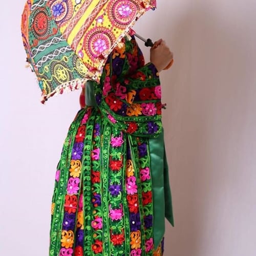 فستان اللاميه المطرز