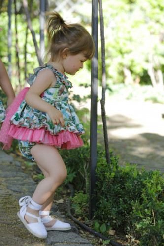 طقم فستان مع بلومر