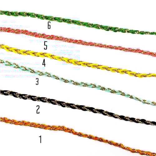 خلخال ضفاير خيط وفضه