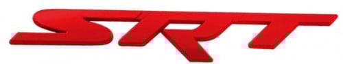 علامة SRT باللون الأحمر