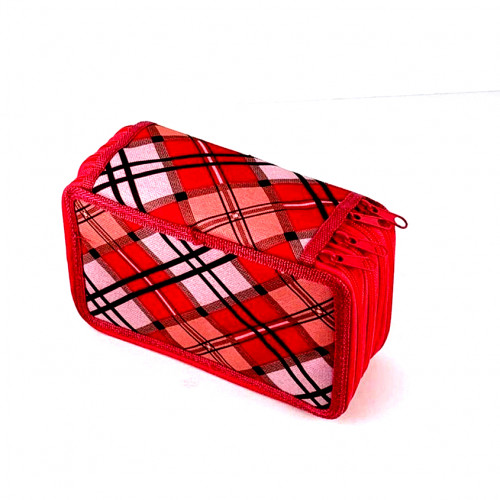 مقلمة بأربع طبقات لترتيب الألوان والاقلام