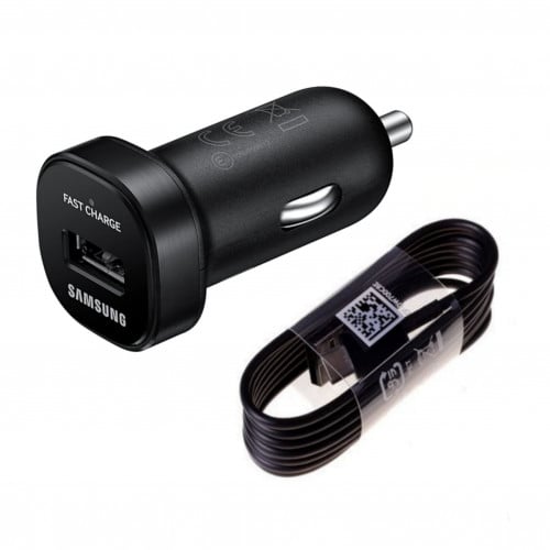 شاحن سيارة بمنفذ واحد 18واط سامسونج + كيبل تايب سي...
