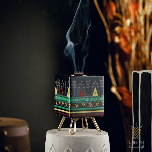 Incense burner - Asiri engraving