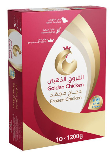 دجاج مجمد الفروج الذهبي 1200X10 جم