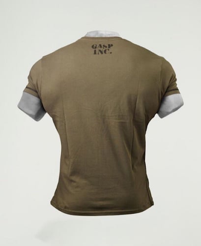 GASP BASIC UTILITY TEE - W GREEN