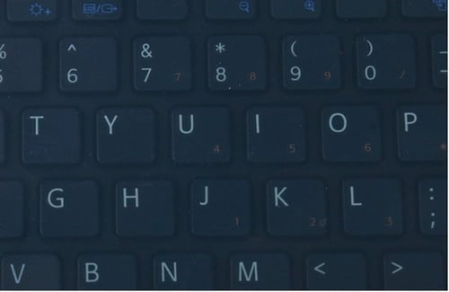 غطاء حماية ضد الماء والغبار لكيبورد لابتوب مقاس 14...