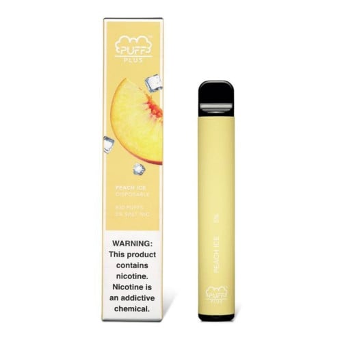 سحبة جاهزة بنكهة الخوخ البارد 800 موشة PUFF PLUS P...