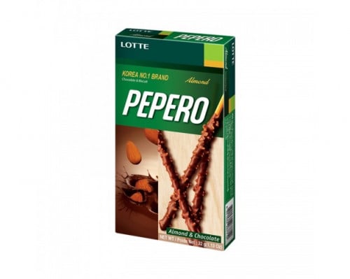 اعواد بسكويت مغطى بالشوكولاته واللوز بيبيرو 32 جرا...