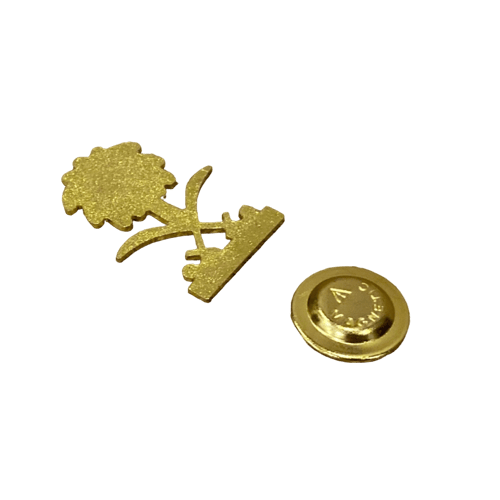 بروش سيفين ونخلة (دبوس ) مقاس (3.5*2.5)