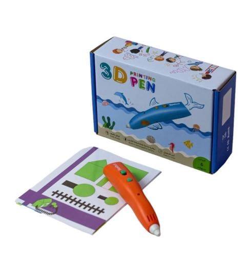 قلم رسم ثلاثي الأبعاد للأطفال مع بطارية مدمجة قابل...