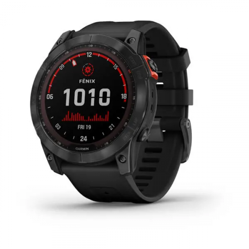 Garmin Fenix 7X Solar Edition Slate grey with blac...