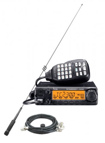 جهاز إتصال لاسلكي أيكوم 3500 مع الاريل والقاعدة وا...