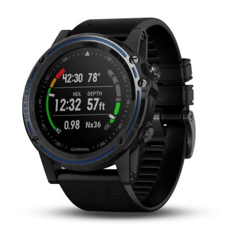Garmin Descent MK1 Grey Sapphire Titanium with Bla...