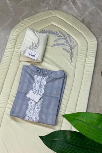 طقم صلاة لافندر رمادي