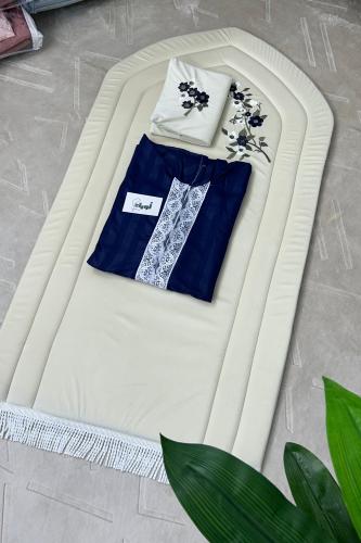 طقم صلاة ورد ازرق