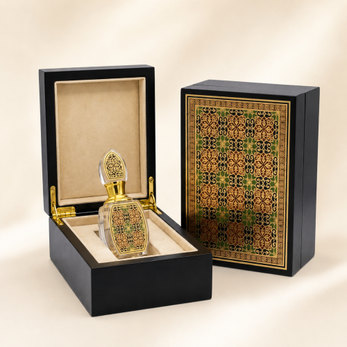 صندوق دهن عود فاخر (الزخرفه الاندلسيه)