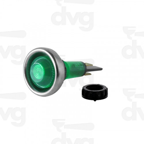 إضاءة ليد أخضر 220 فولت 20 مم M10 56 مم مع الصامول...