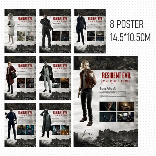 Resident Evil Requiem 8 Posters mini