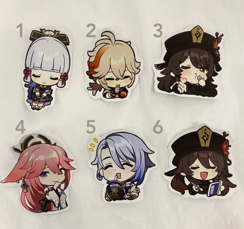 Genshin Impact stickers