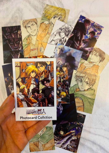 Attack on titan photocard