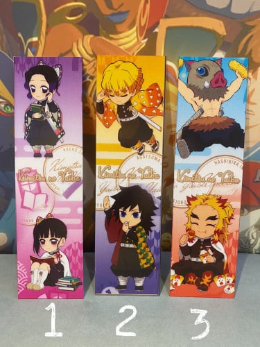 Demon slayer bookmarks